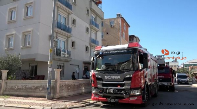 Dairede korkutan yangın