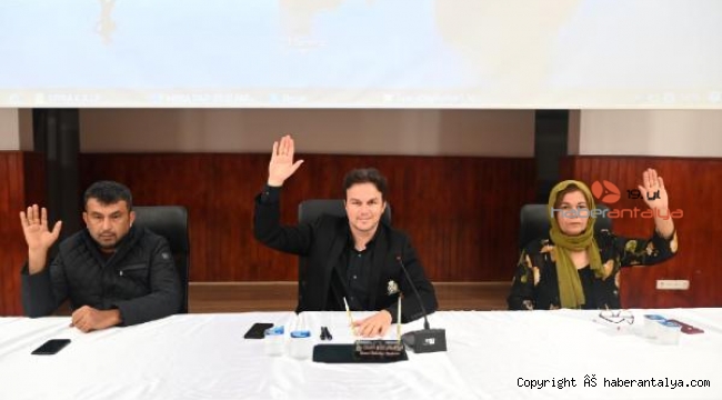 Demre Belediye Meclisi kasım ayı toplantısını yaptı