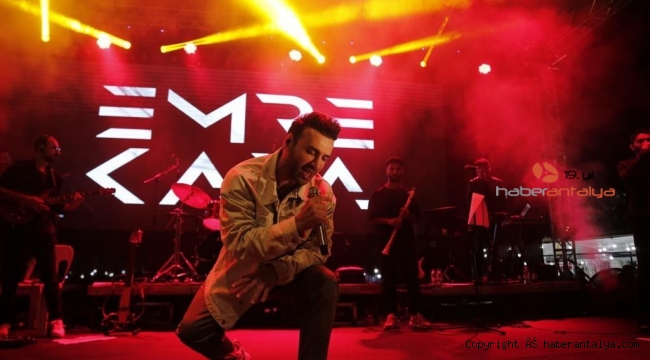 Emre Kaya rüzgarı Antalya'da esti