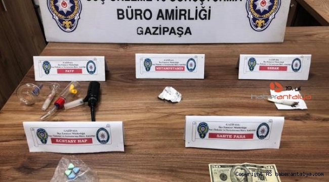 Gazipaşa'da uyuşturucu operasyonu