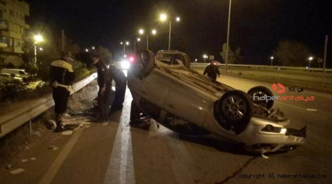 Hurdaya dönen otomobilden mucize kurtuluş 