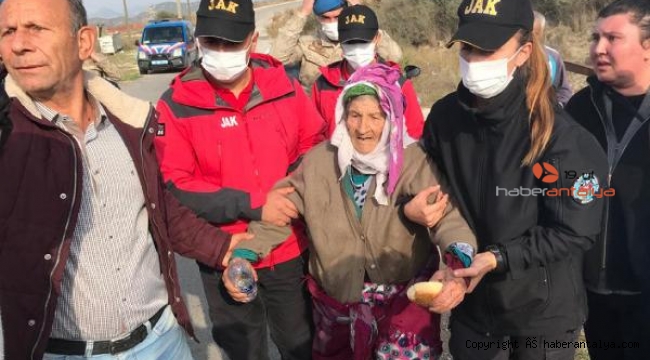 Kayıp alzaymır hastası 89 yaşındaki kadın korkuttu