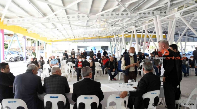 Kemer Arslanbucak Kapalı Pazar Yeri kuraları çekildi