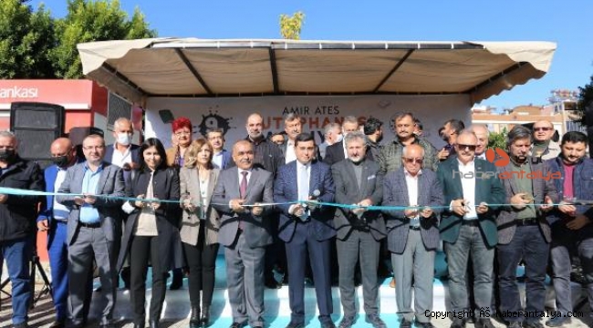 Kepez'in 9'uncu kütüphanesi kapılarını açtı