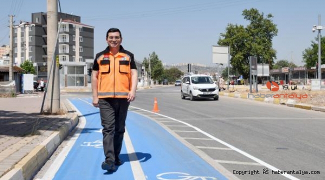 Kepez'in bisiklet yolu 11 kilometreye ulaştı