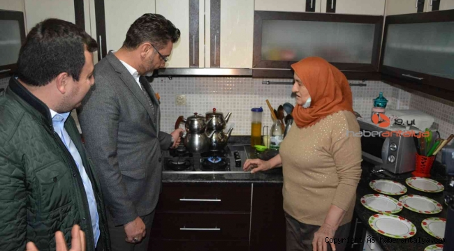 Korkuteli'nde Doğalgaz evlerde ulaştı
