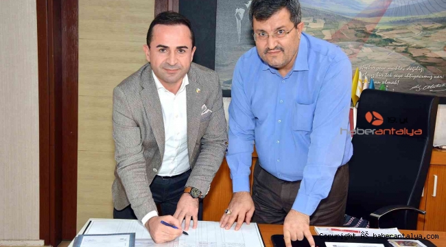 Manavgat OSB'nin kurulacağı arsanın tapu devri gerçekleşti
