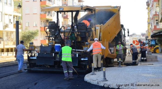 Manavgat'ta Barbaros Caddesi'ndeki düzenleme sona yaklaştı