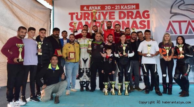 Türkiye Motodrag Şampiyonası Kepez'de yapıldı
