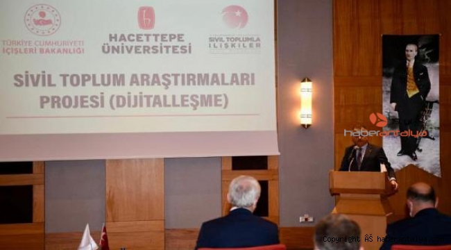 Vali Yazıcı, Sivil Toplum Araştırmaları Projesi Çalıştayı'na katıldı