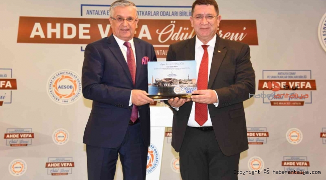 AESOB'dan Ahde Vefa Ödül Töreni