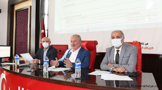 Aksu Belediyesi'nde İş Sağlığı Ve Güvenliği Kurulu toplandı