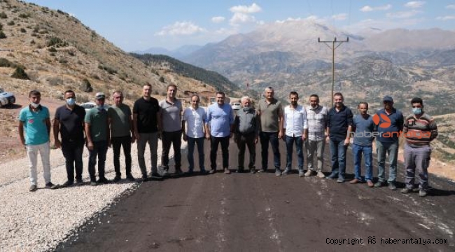 Alanya Belediyesi, yayla yollarında 35 kilometre asfalt yaptı