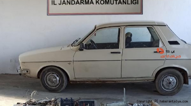 Burdur'da çaldılar, Antalya'da yakalandılar