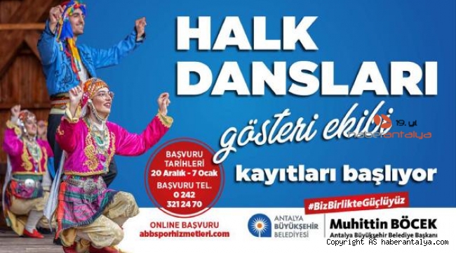 Büyükşehir, Halk Dansları Gösteri Ekibi kuruyor