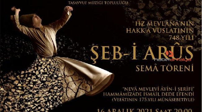 Büyükşehir Mevlana&#039;yı anıyor