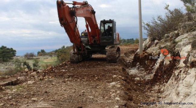 Finike Boldağ'ın su hasreti sona eriyor