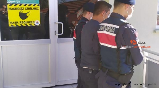 Hapis cezası ve 45 suç kaydı olan zanlı yakalandı