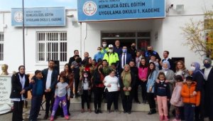 Kumluca'da polis, engelli öğrencilerle buluştu