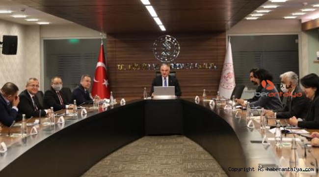Lara-Kundu Turizm Yolu Projesi Ankara'da masaya yatırıldı