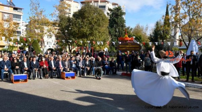 Mevlana Celaleddin Rumi Parkı törenle açıldı