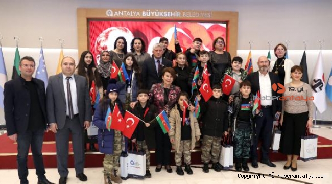 Şehit çocukları Büyükşehir'de