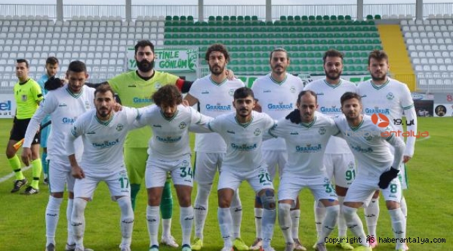 Serik Belediyespor devreyi mutlu tamamladı