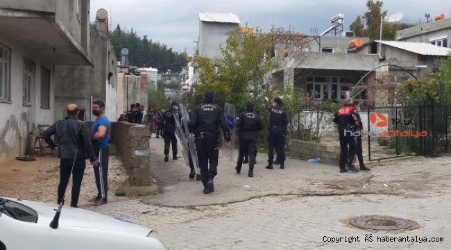 Serik'te sokaktaki kavgası