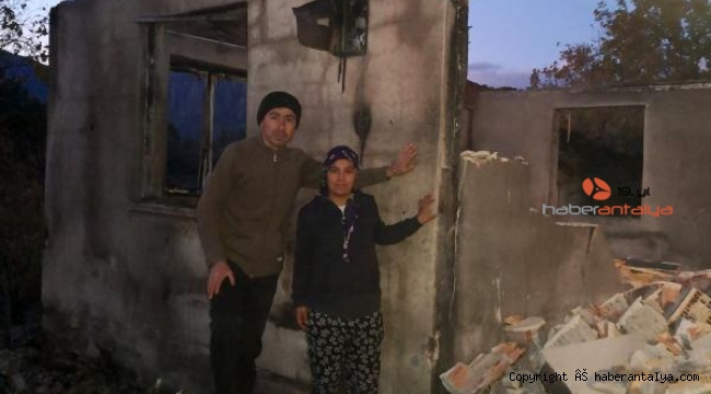 Yeni evli çiftin eviyle birlikte paraları da yandı