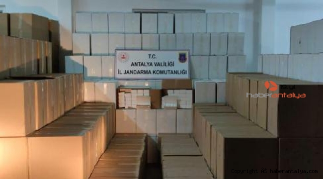 2 milyar liralık makaron ele geçirildi !