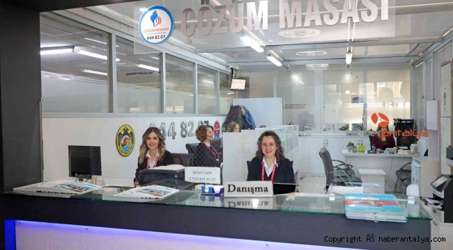 Alanya Belediyesi 56 bin 500 talebi çözdü