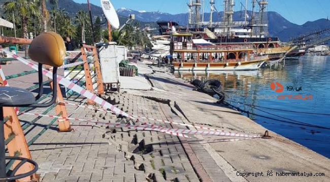 Alanya eski liman rıhtımları S.O.S veriyor