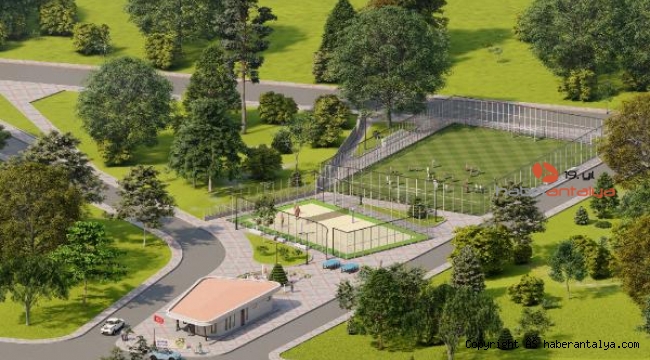 Alanya Güzelbağ mahallesine yeni spor alanı
