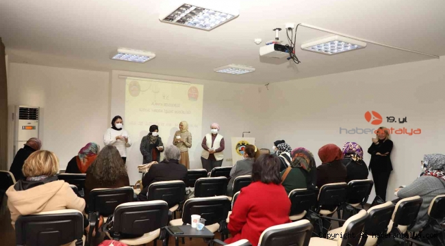 Alanya'da aile sohbetleri ve sağlıklı beslenme seminerleri
