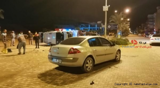 Alanya'da trafik kazası: 4 yaralı