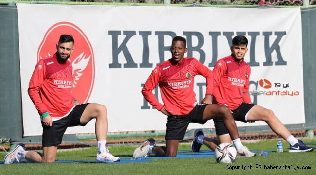 Alanyaspor, Hatayspor maçının hazırlıklarına başladı