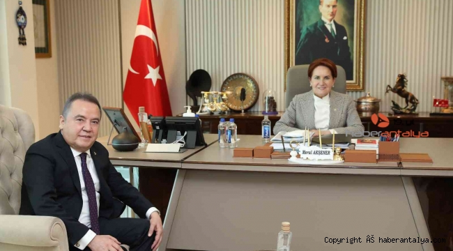 Başkan Böcek, Ankara'da Kılıçdaroğlu ve Akşener ile bir araya geldi