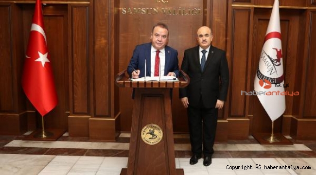 Başkan Böcek'ten Samsun çıkarması