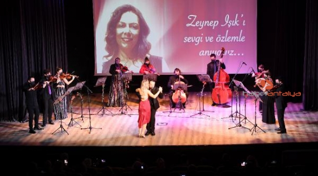 Başkemancı Zeynep Işık, Konyaaltı'nda anıldı
