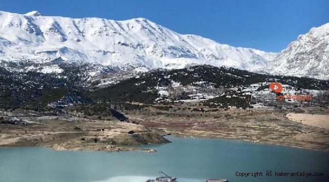 Batı Toroslar'da harika kar manzaraları