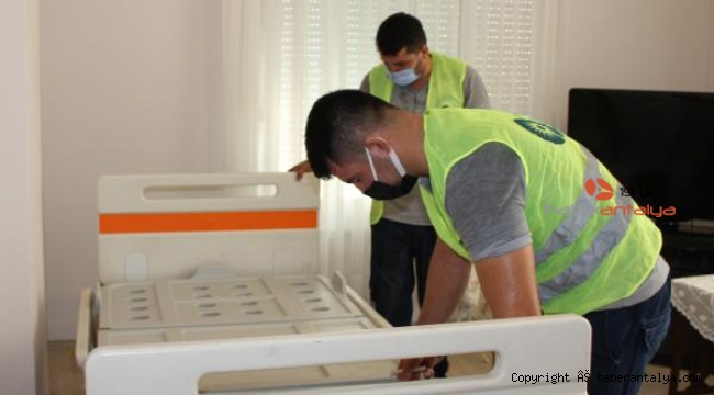 Büyükşehir'in elektrikli hasta yatakları ihtiyaç sahiplerine ulaşıyor
