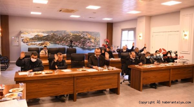 Demre Belediye Meclisi Ocak ayı toplantısını yaptı