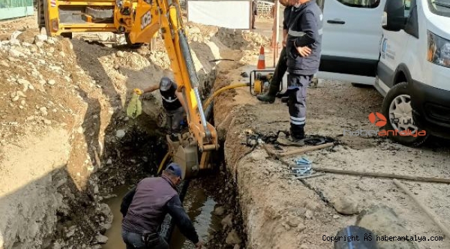 Elmalı'da 4 mahallenin içme suyu sorunu çözüldü