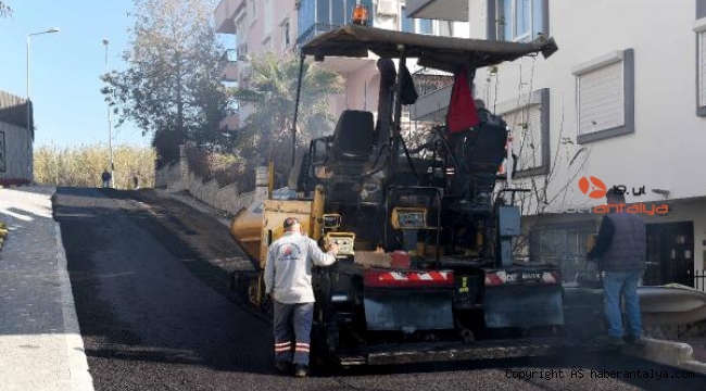 Güzeloba'ya 'sıfır' asfalt