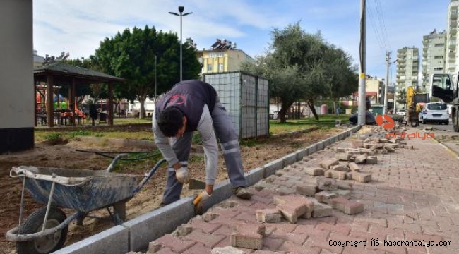 Kepez Belediyesi, Kuzeyyaka'daki parkı yeniliyor
