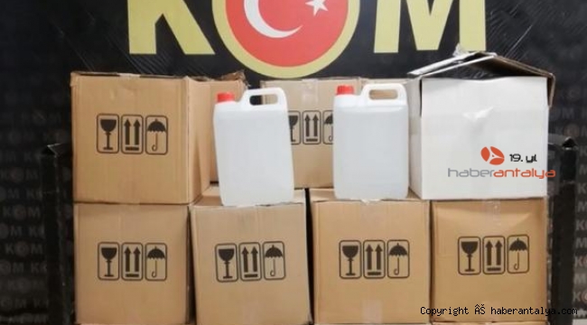 Sahte alkol operasyonu: 8 gözaltı