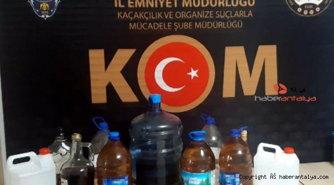 Sahte içki operasyonlarında 15 tutuklama