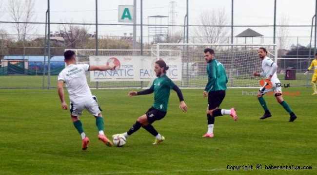 Serik Belediyespor hazırlık maçında berabere