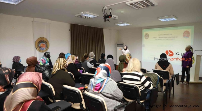 Alanya'da aile sohbetleri ve sağlıklı beslenme semineri