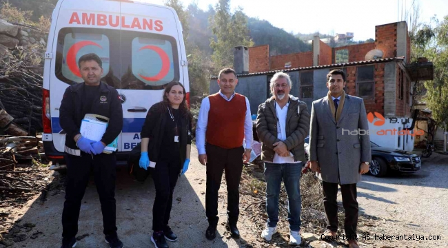 Alanya'da bakımı muhtaç hastalara 'evde sağlık hizmeti'